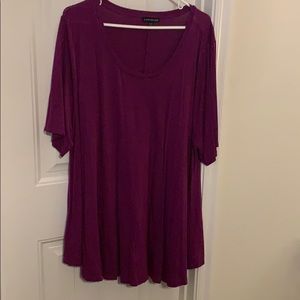 Women’s Lane Bryant Purple Swing Top S22/24